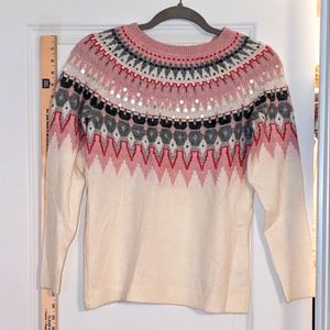 Beautiful Talbots fair isle sweater